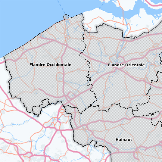 Gemeentekaart België - Belgische Gemeenten | First Element Webshop