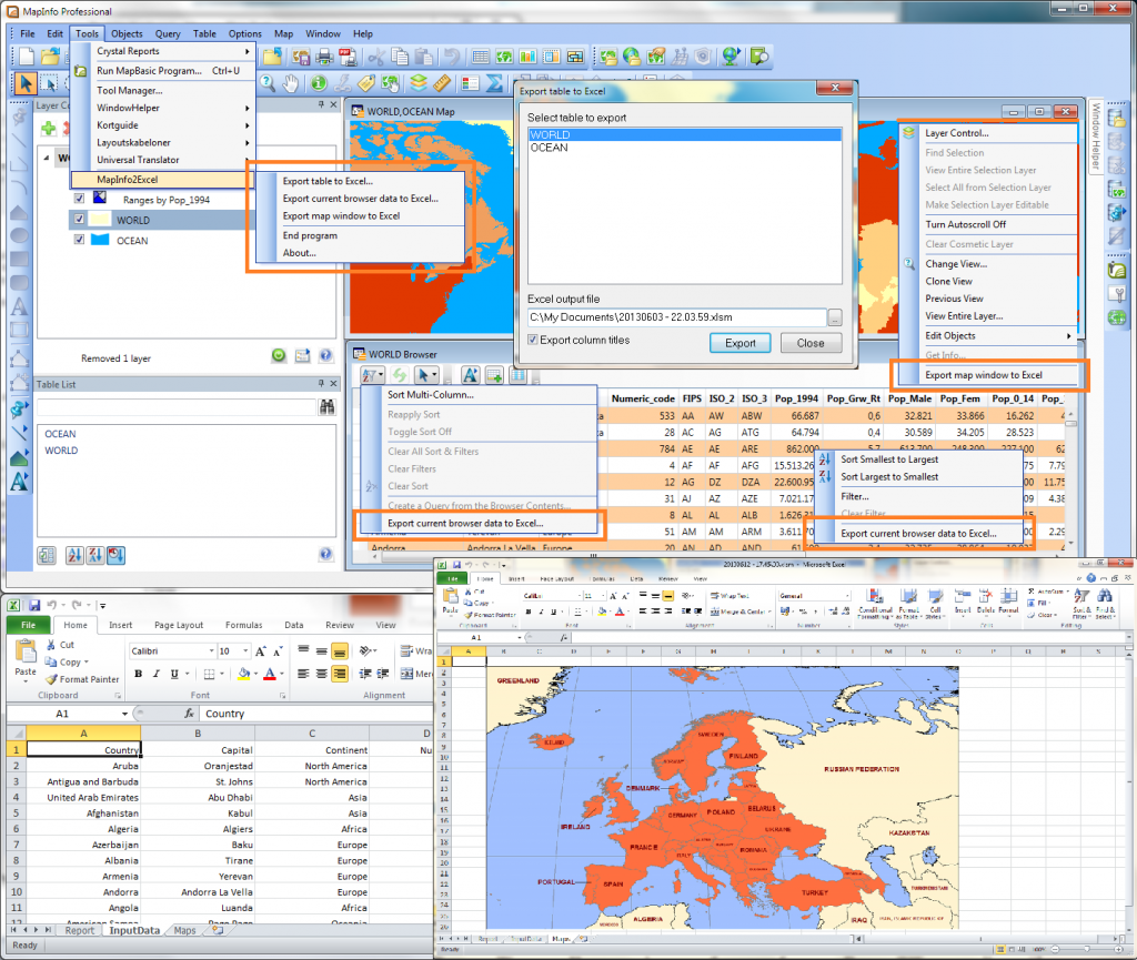 MapBasic 2021 voor MapInfo First - MapInfo2Excel Logo 1024x865 
