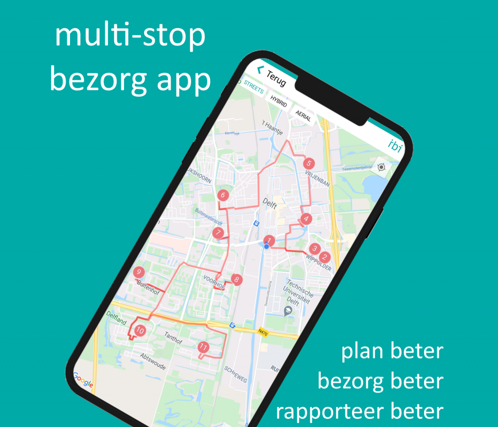 IBI delivery app - deliver faster and better for 2 to 110 stops