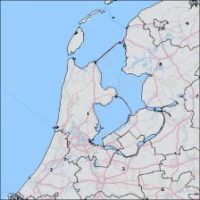 Nederland Postcode 1 Kaart